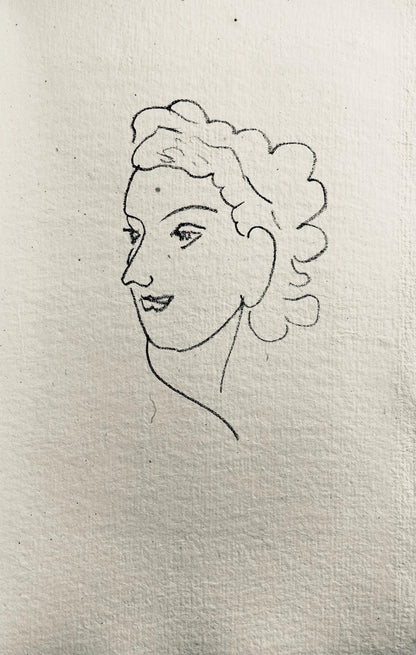 Henri Matisse, Lithographie Iii (Duthuit 20), Repli, Gravures De Henri Matisse, Lithograph