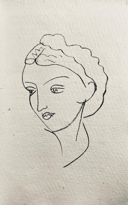 Henri Matisse, Lithographie Iii (Duthuit 20), Repli, Gravures De Henri Matisse, Lithograph