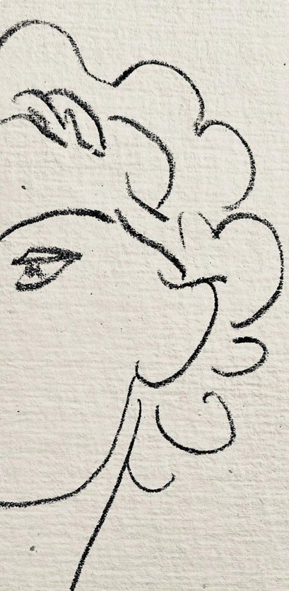 Henri Matisse, Lithographie Vi (Duthuit 20), Repli, Gravures De Henri Matisse, Lithograph