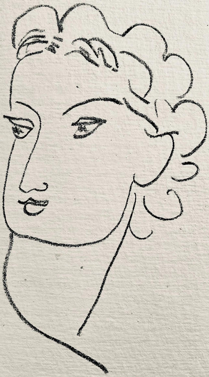 Henri Matisse, Lithographie Vi (Duthuit 20), Repli, Gravures De Henri Matisse, Lithograph