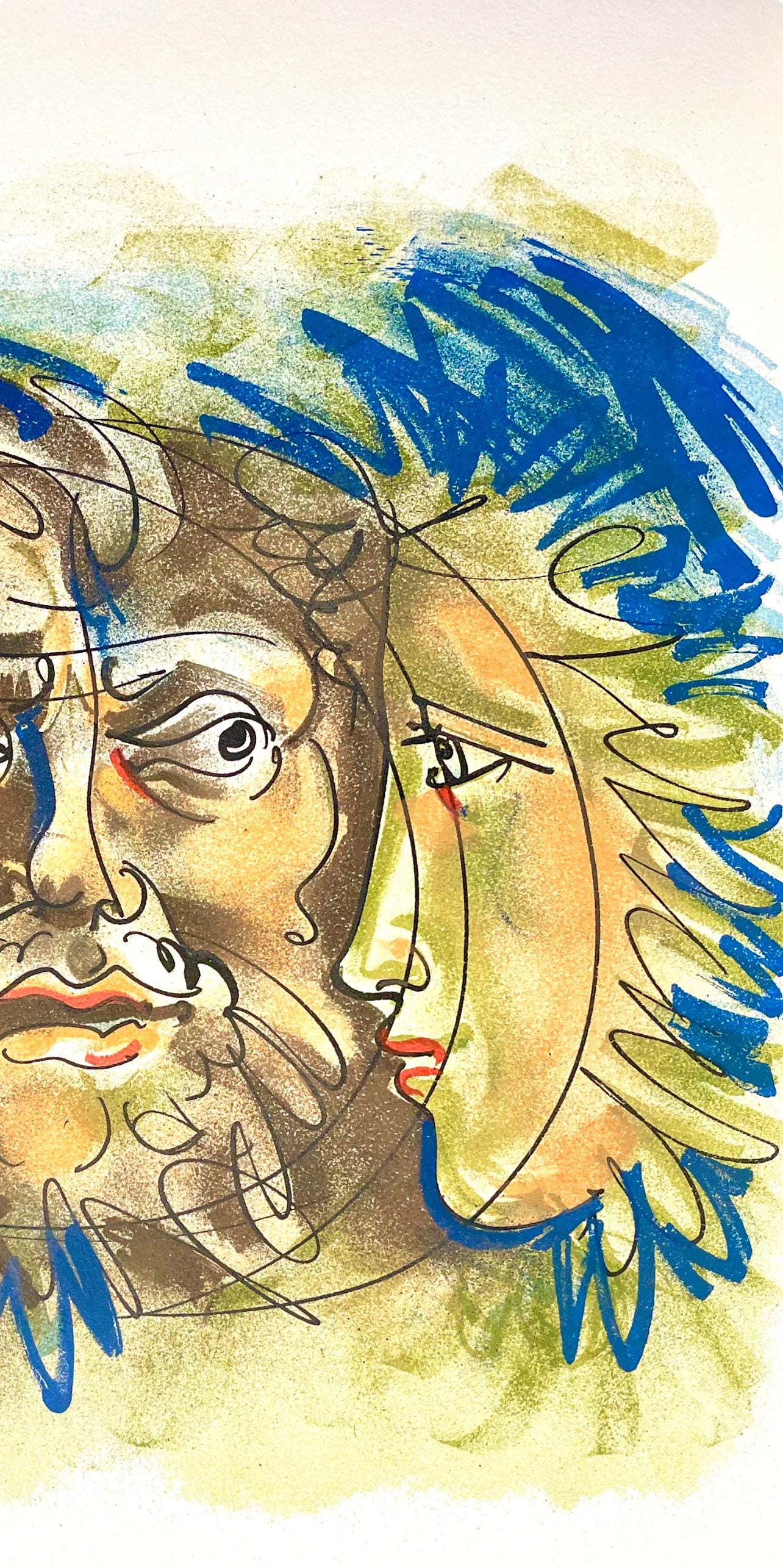 Hans Erni, Composition, Rflexions Simples Sur Le Corps, Lithograph