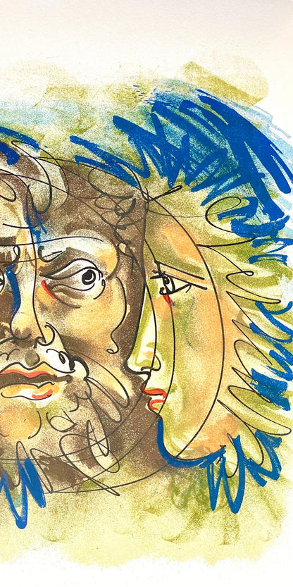 Hans Erni, Composition, Rflexions Simples Sur Le Corps, Lithograph