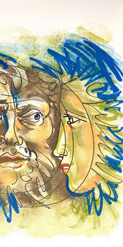 Hans Erni, Composition, Rflexions Simples Sur Le Corps, Lithograph