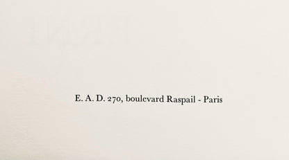 Hans Erni, Composition, Rflexions Simples Sur Le Corps, Lithograph