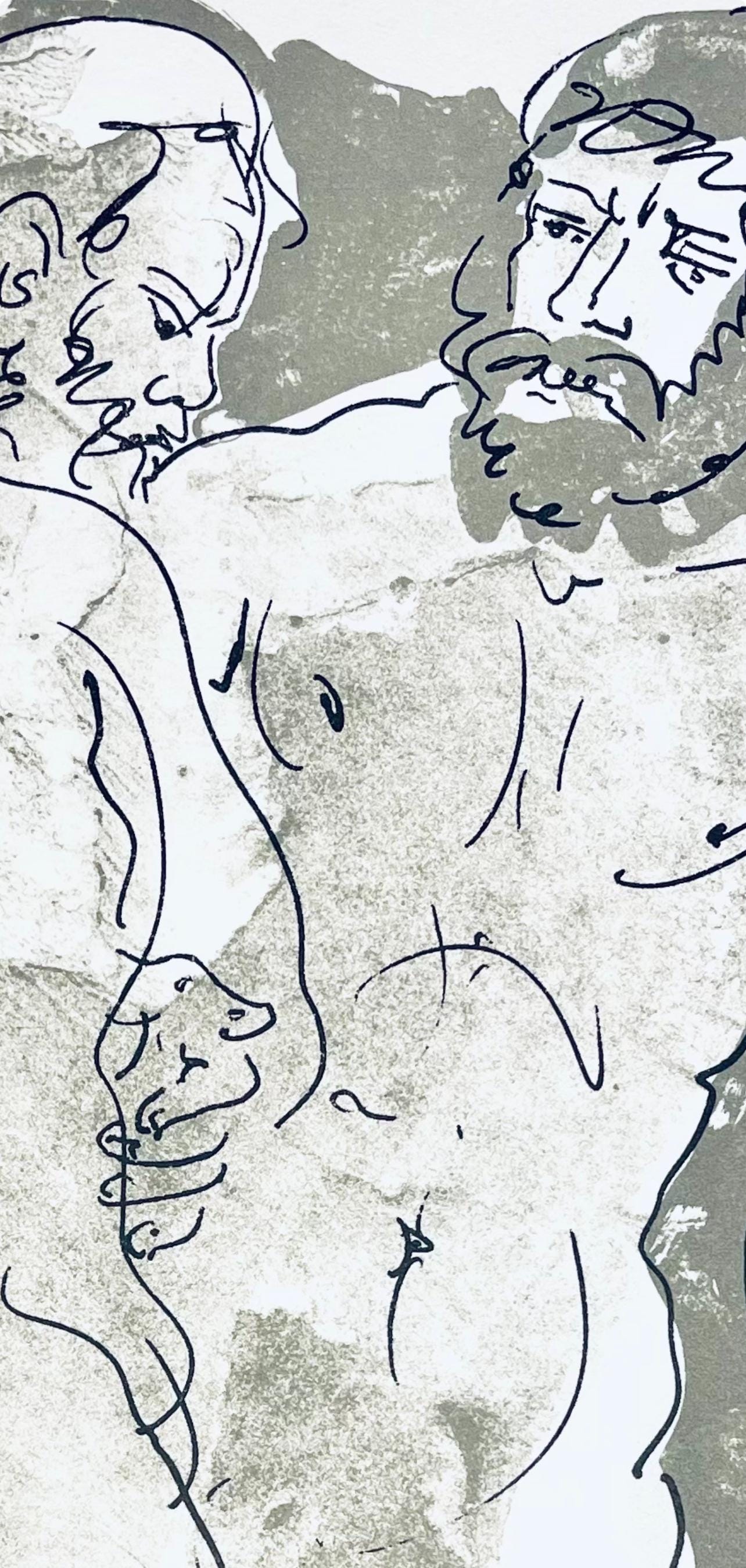 Hans Erni, Composition, Rflexions Simples Sur Le Corps, Lithograph