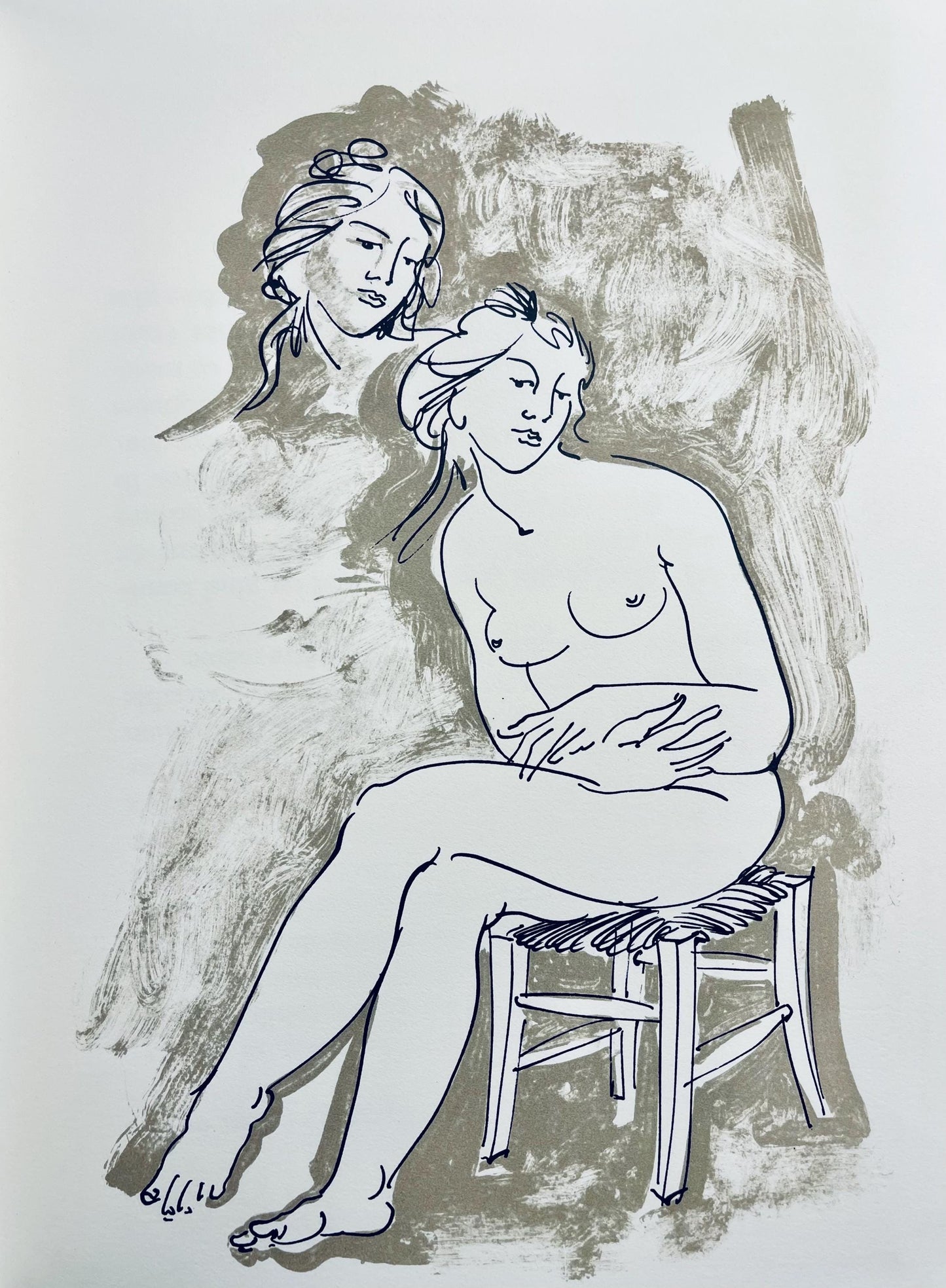 Hans Erni, Composition, Rflexions Simples Sur Le Corps, Lithograph