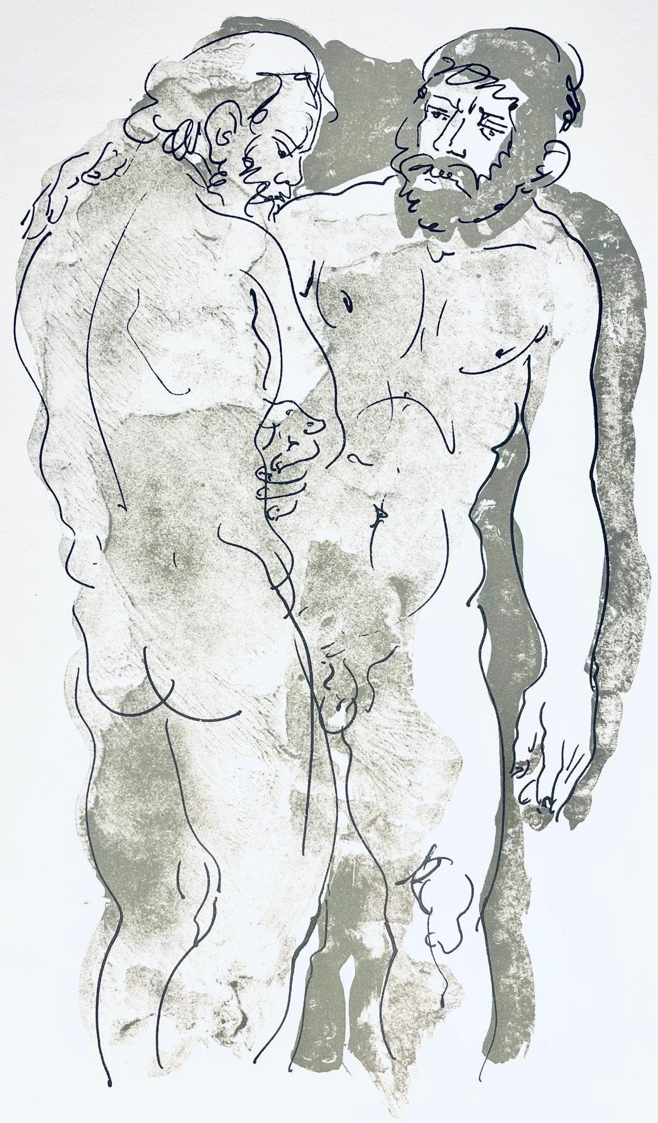 Hans Erni, Composition, Rflexions Simples Sur Le Corps, Lithograph