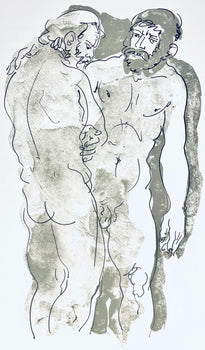 Hans Erni, Composition, Rflexions Simples Sur Le Corps, Lithograph