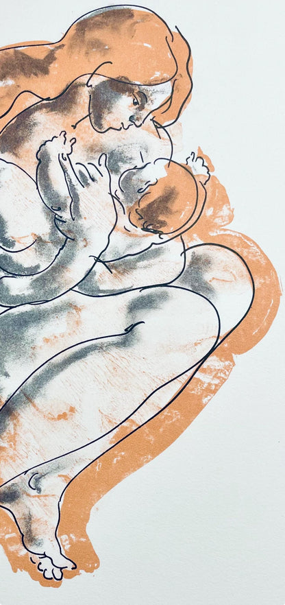 Hans Erni, Composition, Rflexions Simples Sur Le Corps, Lithograph
