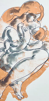 Hans Erni, Composition, Rflexions Simples Sur Le Corps, Lithograph