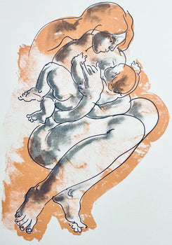 Hans Erni, Composition, Rflexions Simples Sur Le Corps, Lithograph