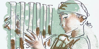 Hans Erni, Composition, Rflexions Simples Sur Le Corps, Lithograph