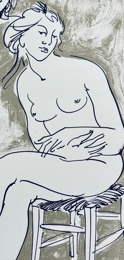 Hans Erni, Composition, Rflexions Simples Sur Le Corps, Lithograph