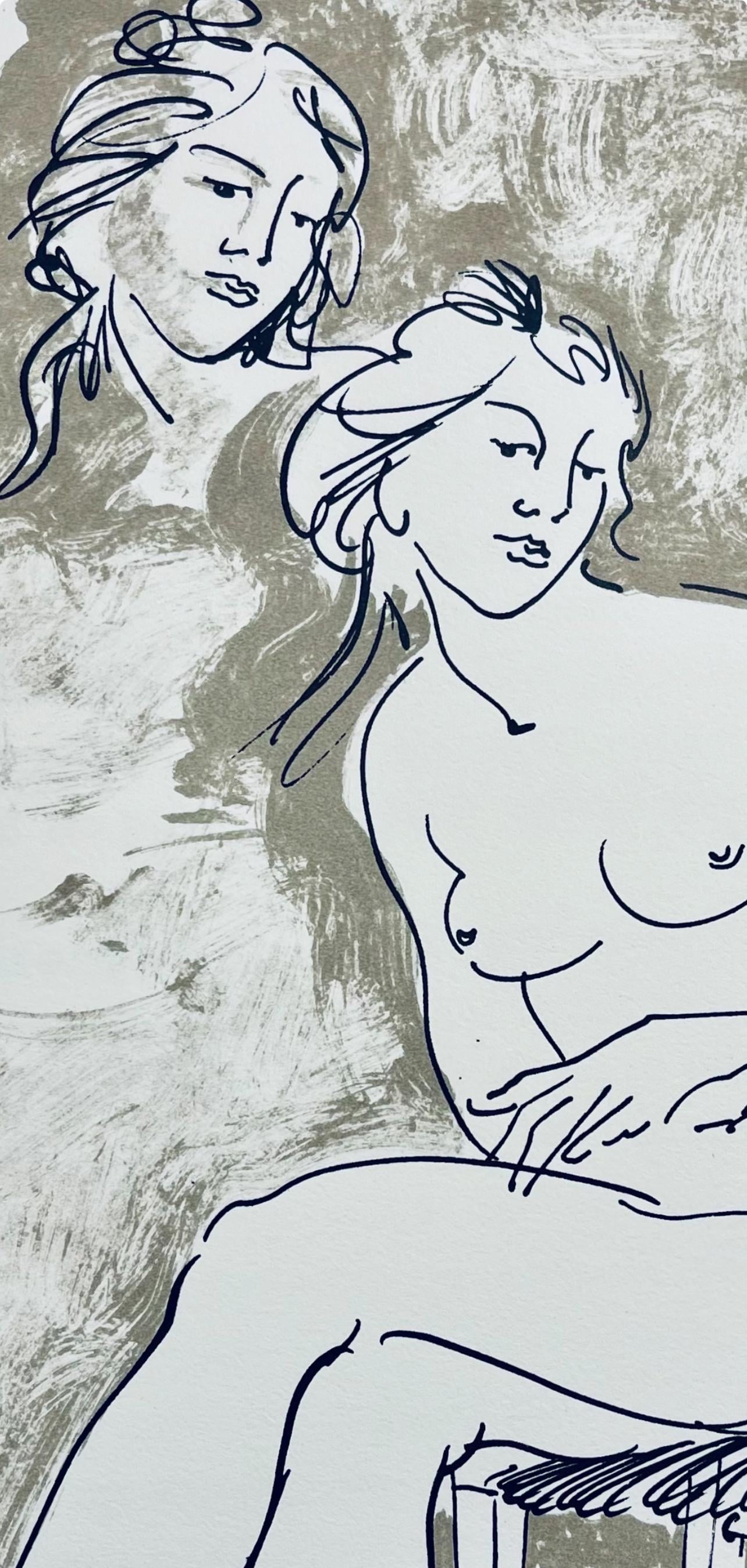 Hans Erni, Composition, Rflexions Simples Sur Le Corps, Lithograph