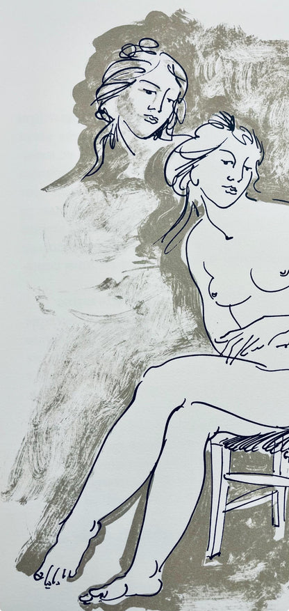 Hans Erni, Composition, Rflexions Simples Sur Le Corps, Lithograph