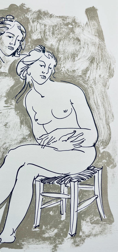 Hans Erni, Composition, Rflexions Simples Sur Le Corps, Lithograph