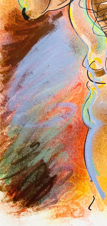 Hans Erni, Composition, Rflexions Simples Sur Le Corps, Lithograph