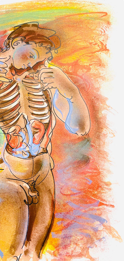 Hans Erni, Composition, Rflexions Simples Sur Le Corps, Lithograph