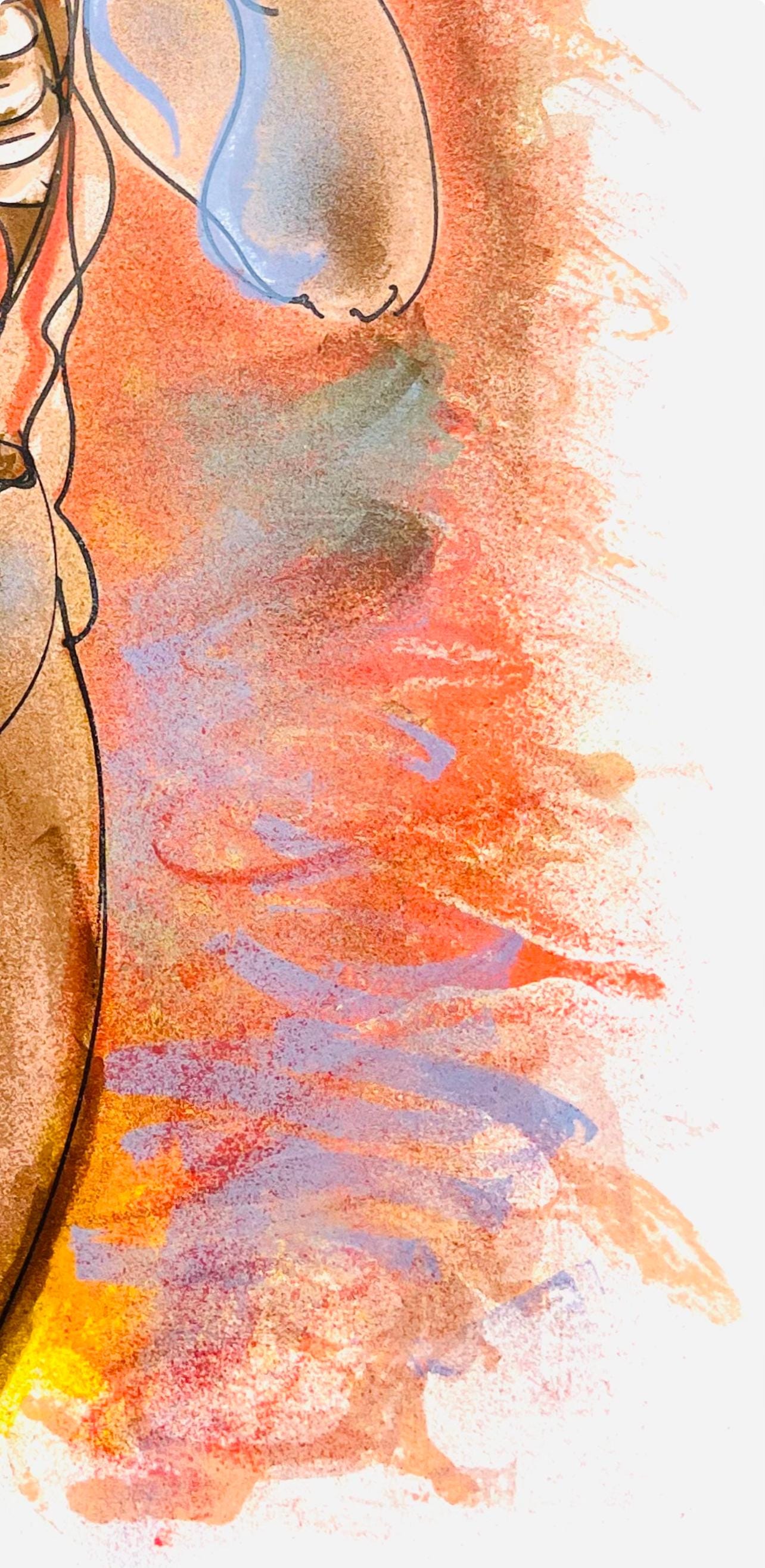 Hans Erni, Composition, Rflexions Simples Sur Le Corps, Lithograph