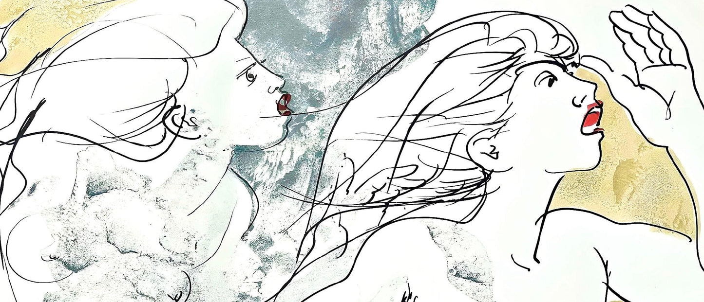 Hans Erni, Composition, Rflexions Simples Sur Le Corps, Lithograph