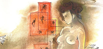 Hans Erni, Composition, Rflexions Simples Sur Le Corps, Lithograph