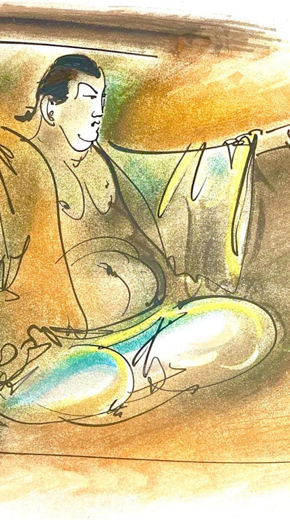 Hans Erni, Composition, Rflexions Simples Sur Le Corps, Lithograph