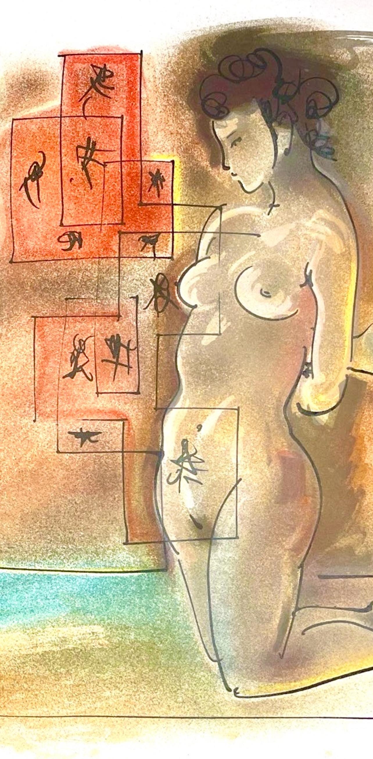 Hans Erni, Composition, Rflexions Simples Sur Le Corps, Lithograph