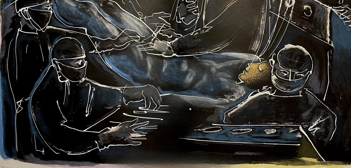 Hans Erni, Composition, Rflexions Simples Sur Le Corps, Lithograph