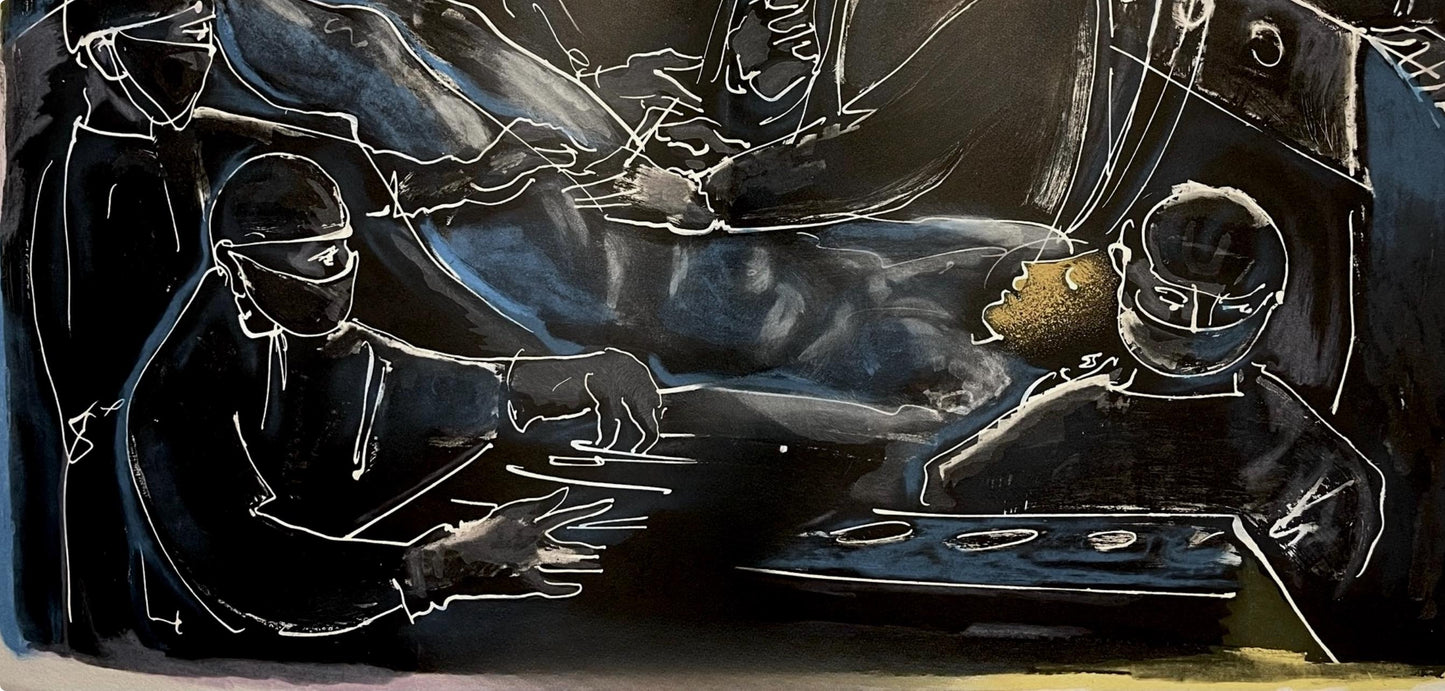 Hans Erni, Composition, Rflexions Simples Sur Le Corps, Lithograph