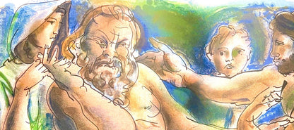 Hans Erni, Composition, Rflexions Simples Sur Le Corps, Lithograph