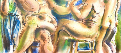 Hans Erni, Composition, Rflexions Simples Sur Le Corps, Lithograph