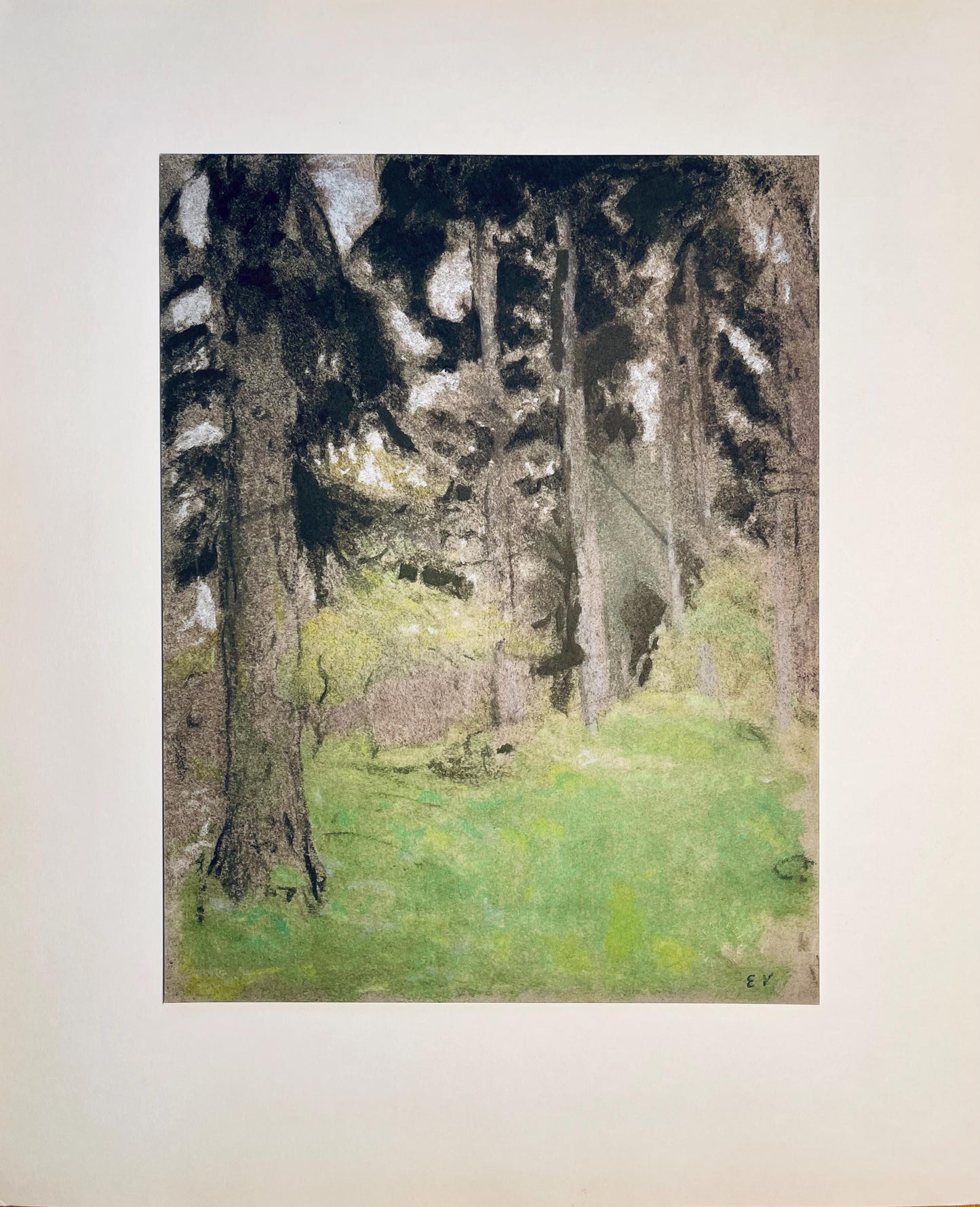 Douard Vuillard, Composition, Vuillard, Douze Pastels, Lithograph