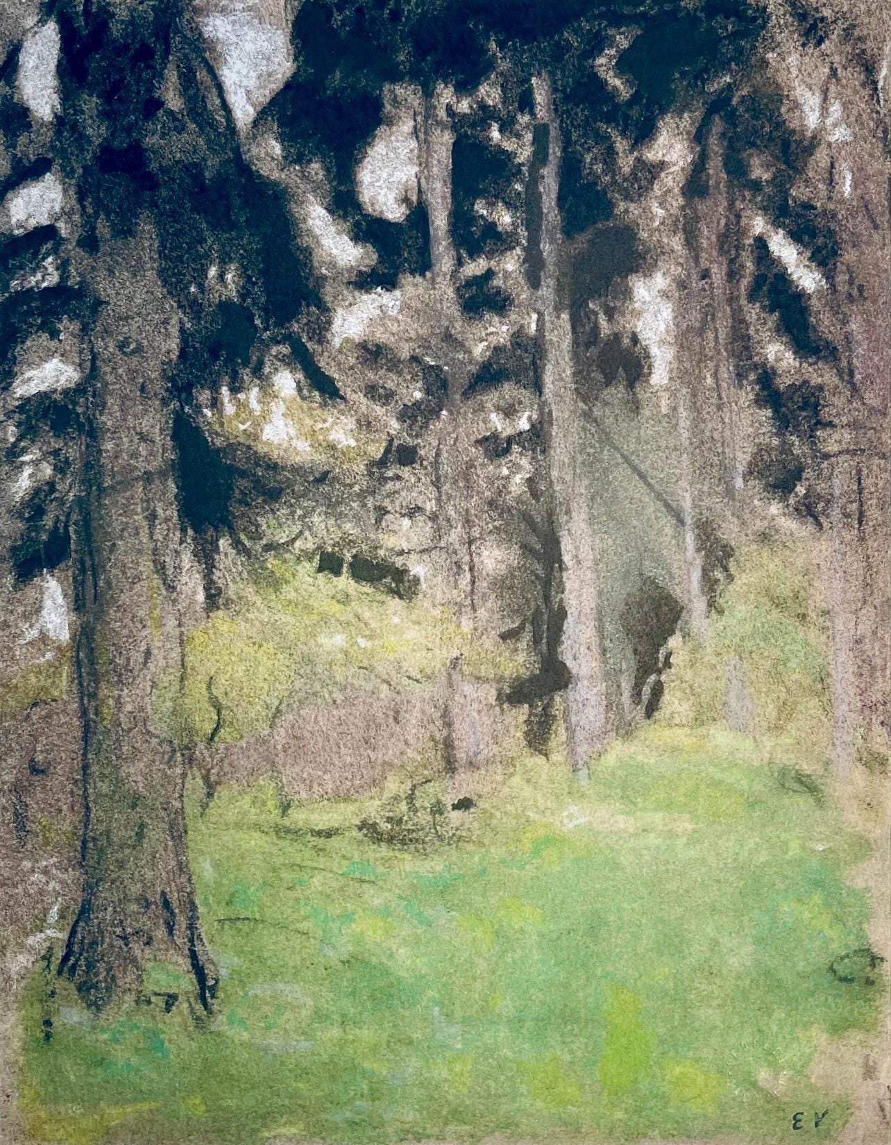 Douard Vuillard, Composition, Vuillard, Douze Pastels, Lithograph