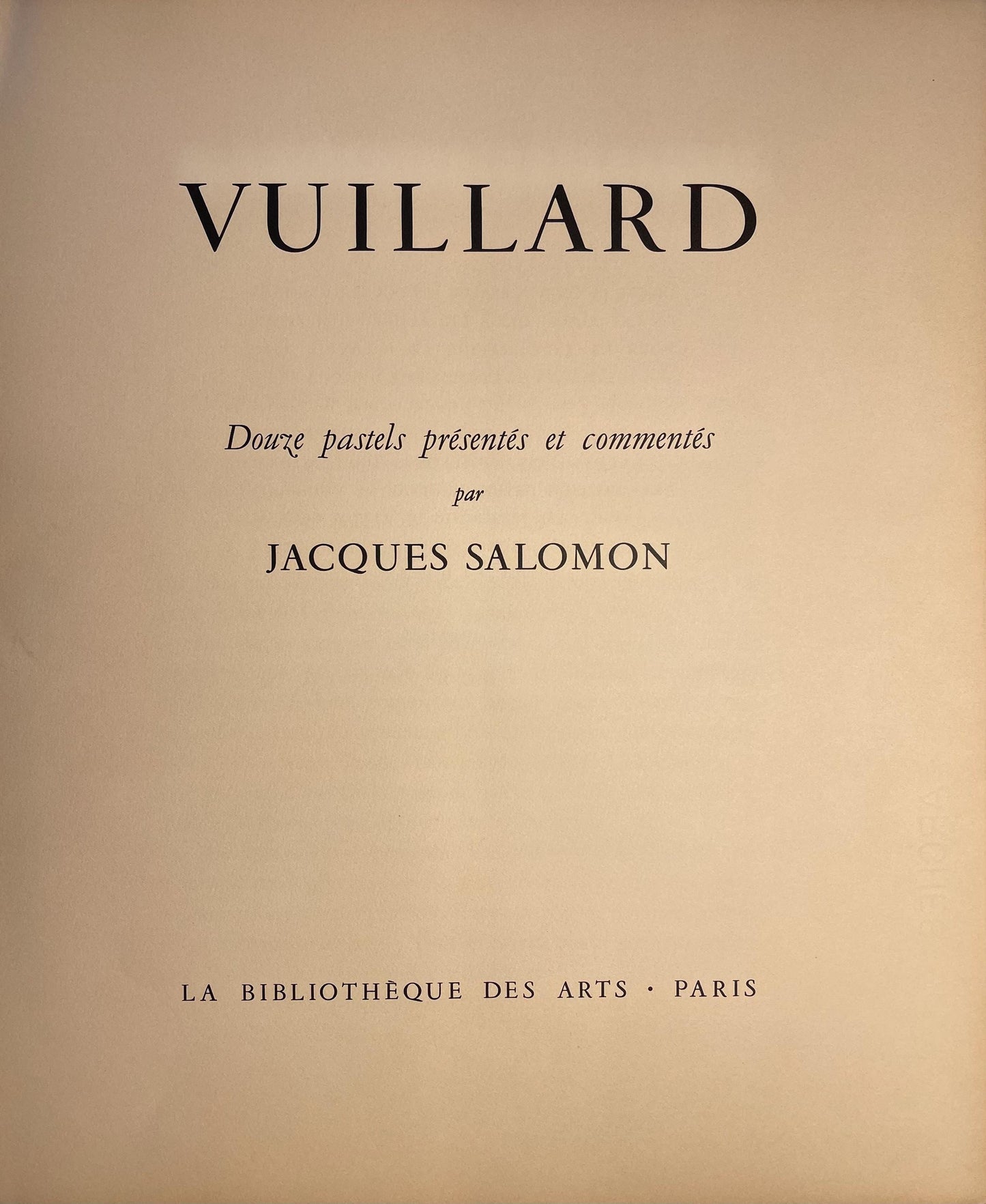 Douard Vuillard, Composition, Vuillard, Douze Pastels, Lithograph