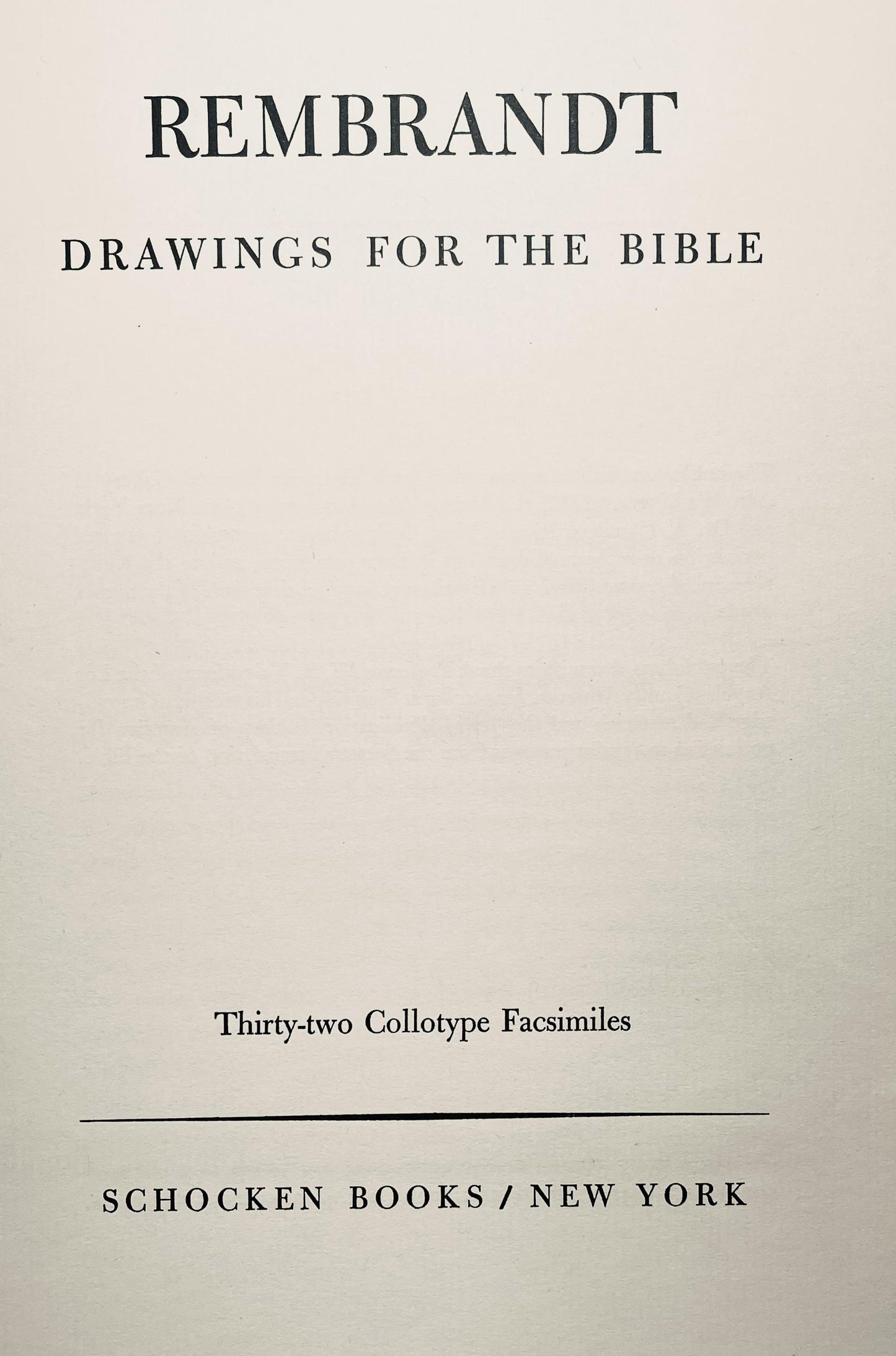 Rembrandt Van Rijn, Jacob And Rachel, Drawings From The Bible, Collotype