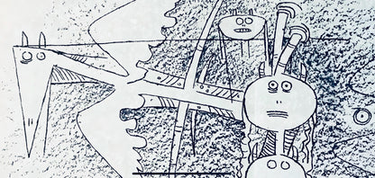 Wifredo Lam ???, Composition, Suites N3, Lithograph