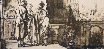 Rembrandt Van Rijn, Jacob Exhorting The Brothers To Watch Over Benjamin, Collotype