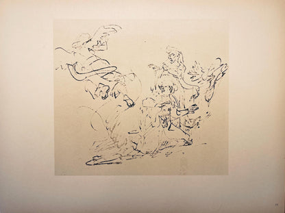 Rembrandt Van Rijn, The Sacrifice Of Manoah, Collotype