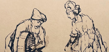 Rembrandt Van Rijn, Boaz Pouring Out Barley For Ruth, Collotype