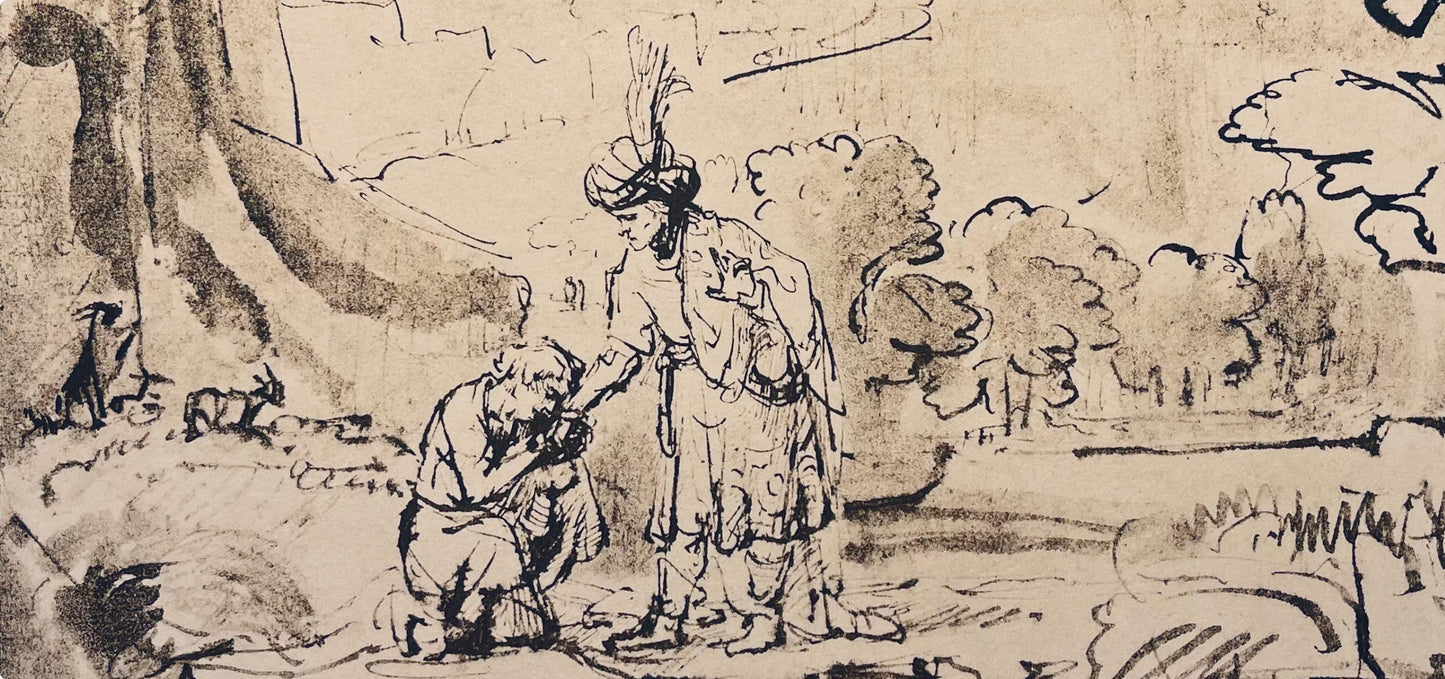 Rembrandt Van Rijn, Jonathan And David, Collotype