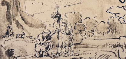 Rembrandt Van Rijn, Jonathan And David, Collotype