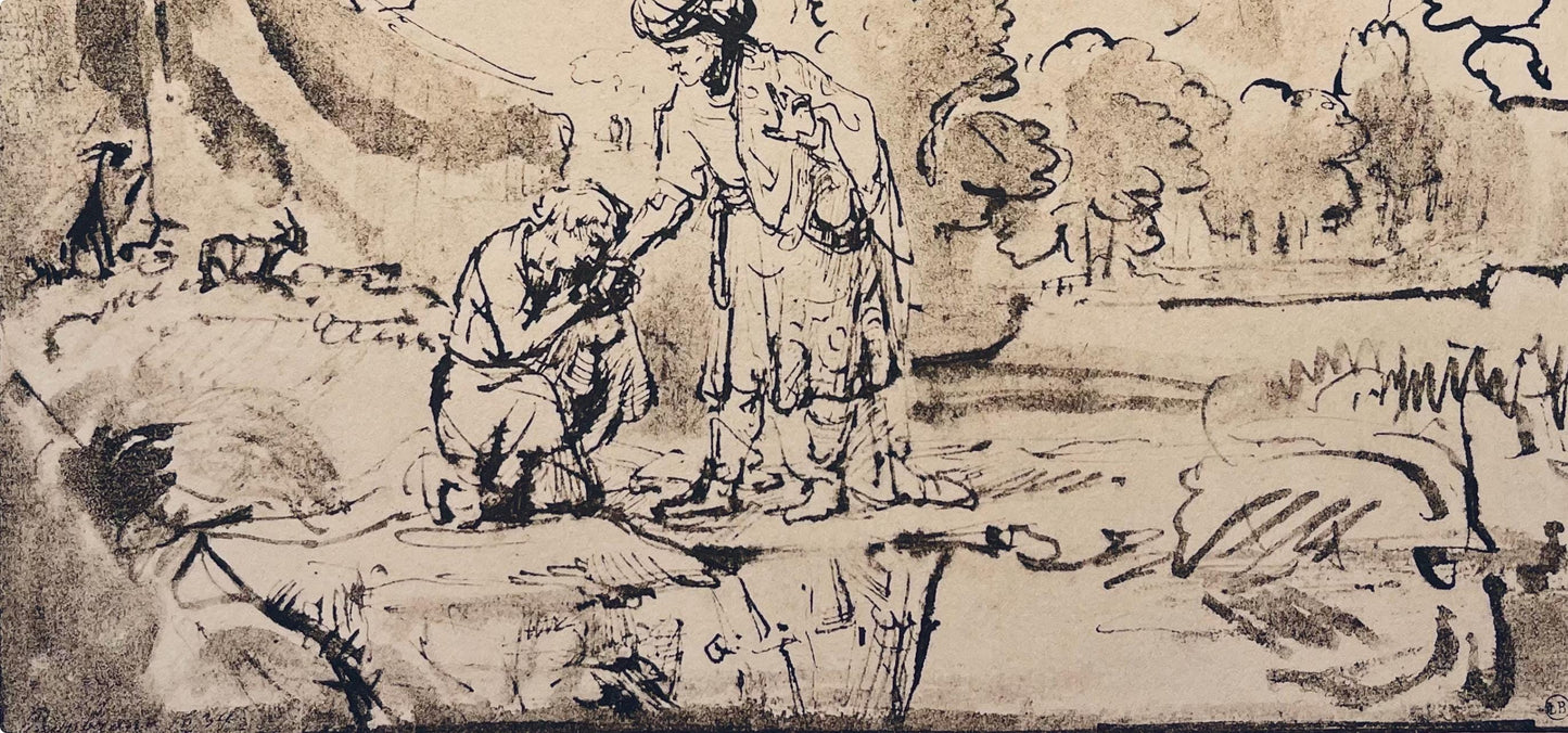 Rembrandt Van Rijn, Jonathan And David, Collotype