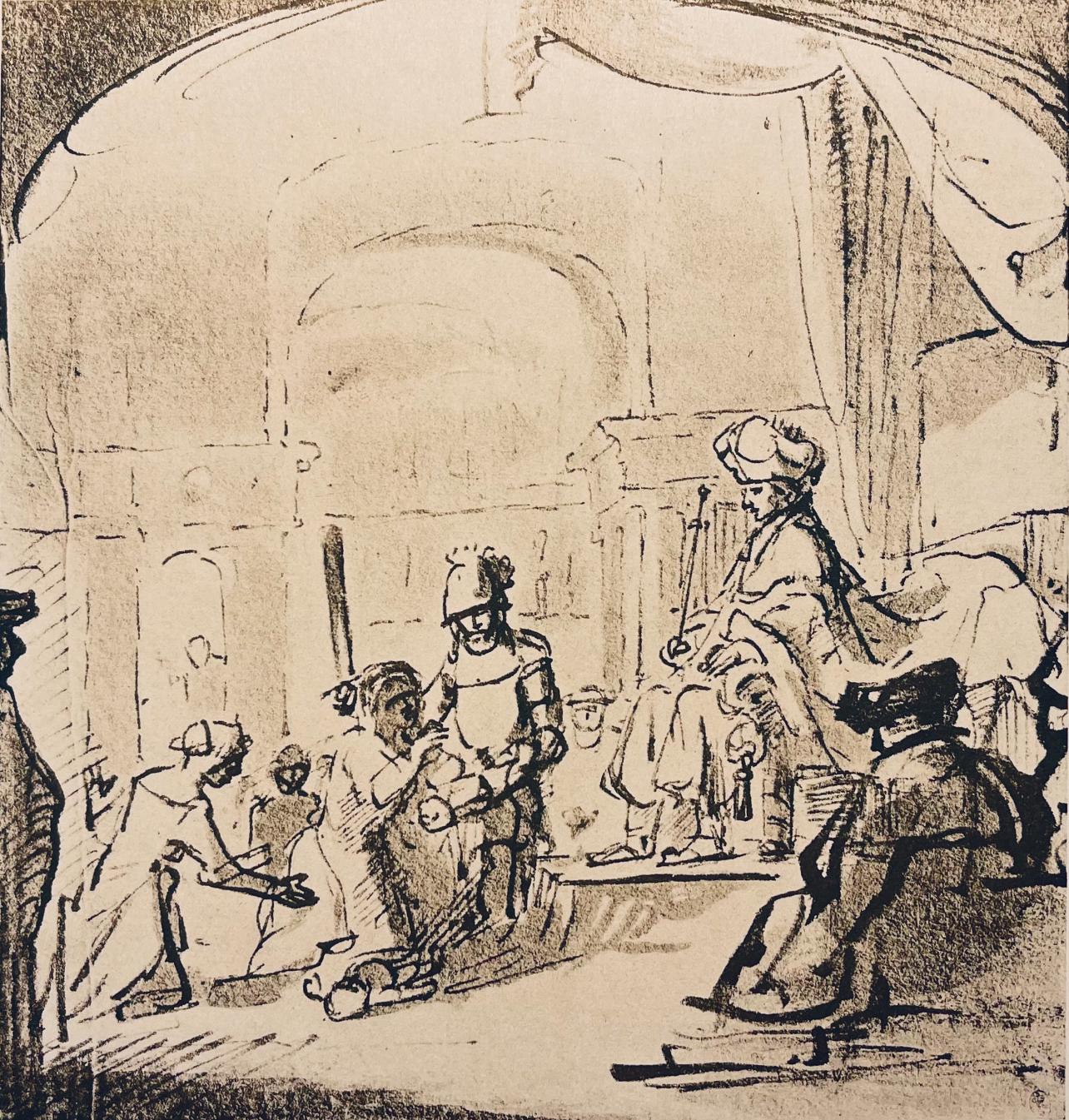 Rembrandt Van Rijn, The Judgment Of Solomon, Collotype