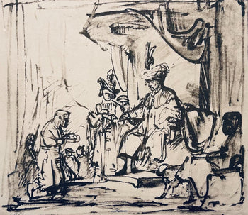 Rembrandt Van Rijn, Ahasuerus Ordering Haman To Honour Mordecai, Collotype