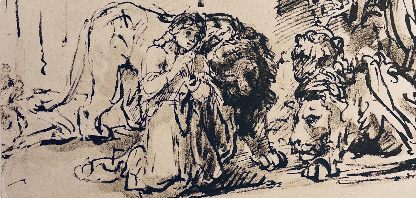 Rembrandt Van Rijn, Daniel In The Lions' Den, Collotype