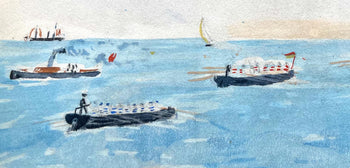 Henri De Toulouse-Lautrec, Composition, Toulouse-Lautrec, Album De Marine, Lithograph