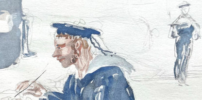 Henri De Toulouse-Lautrec, Composition, Toulouse-Lautrec, Album De Marine, Lithograph