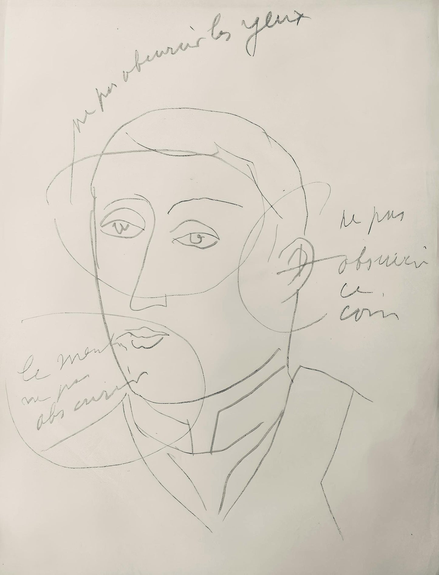 Henri Matisse, Composition, Dessins De Matisse, Hommage N2, Lithograph