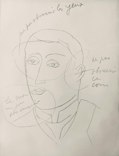 Henri Matisse, Composition, Dessins De Matisse, Hommage N2, Lithograph