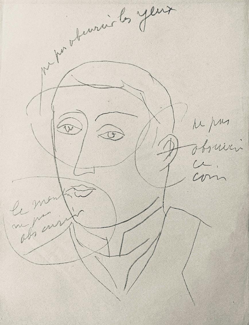 Henri Matisse, Composition, Dessins De Matisse, Hommage N2, Lithograph